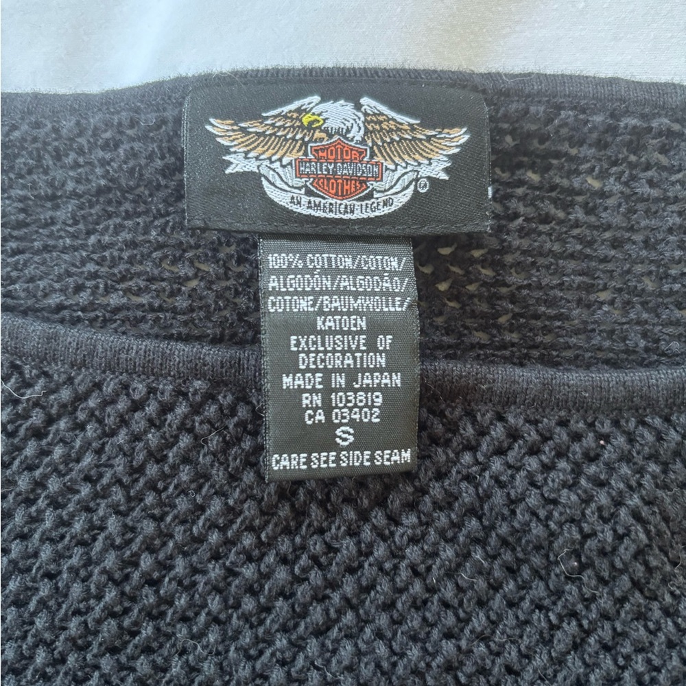 Vintage 90s Harley Davidson Long Sleeve - Picture 4 of 7